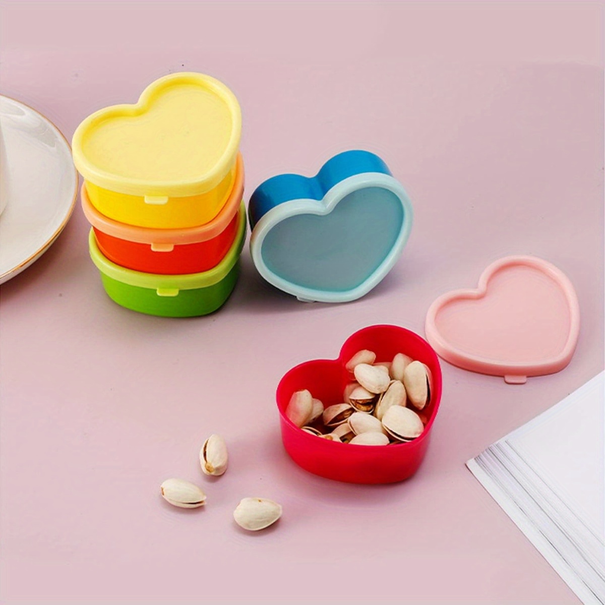 Salad Container Jar - 5PCS Mini Lunch Box Condiment Storage