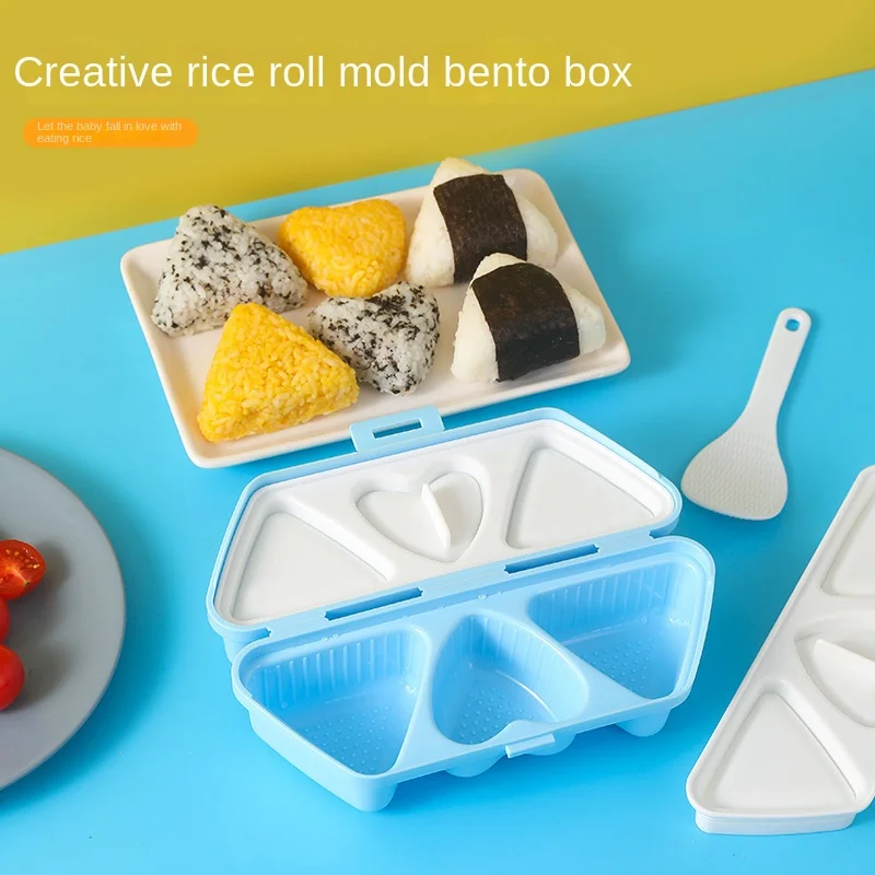 Meal Prep Japanese - Folding Portable Triangle Love Sushi Rice