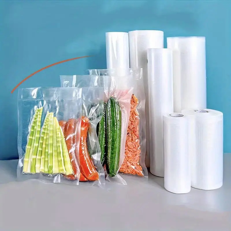 Meal Prep Vacuum Seal Containers - 500cm/Rolls Food Vacuum Bags for Sous