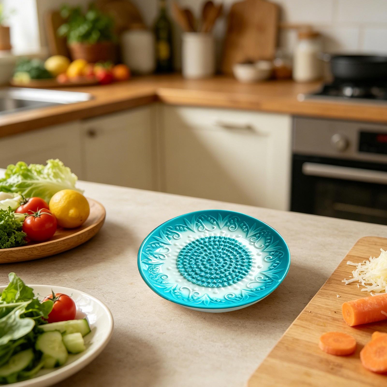 Ceramic Garlic Grater Plate Em - Meal Prep Manual review and price