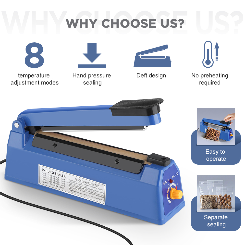 Impulse Sealer Machine Kitchen - Meal Prep Vacuum Seal Containers review and price