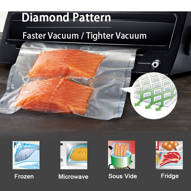 Custom Length Vacuum Sealer Ba - Meal Prep Vacuum Seal Containers review and price