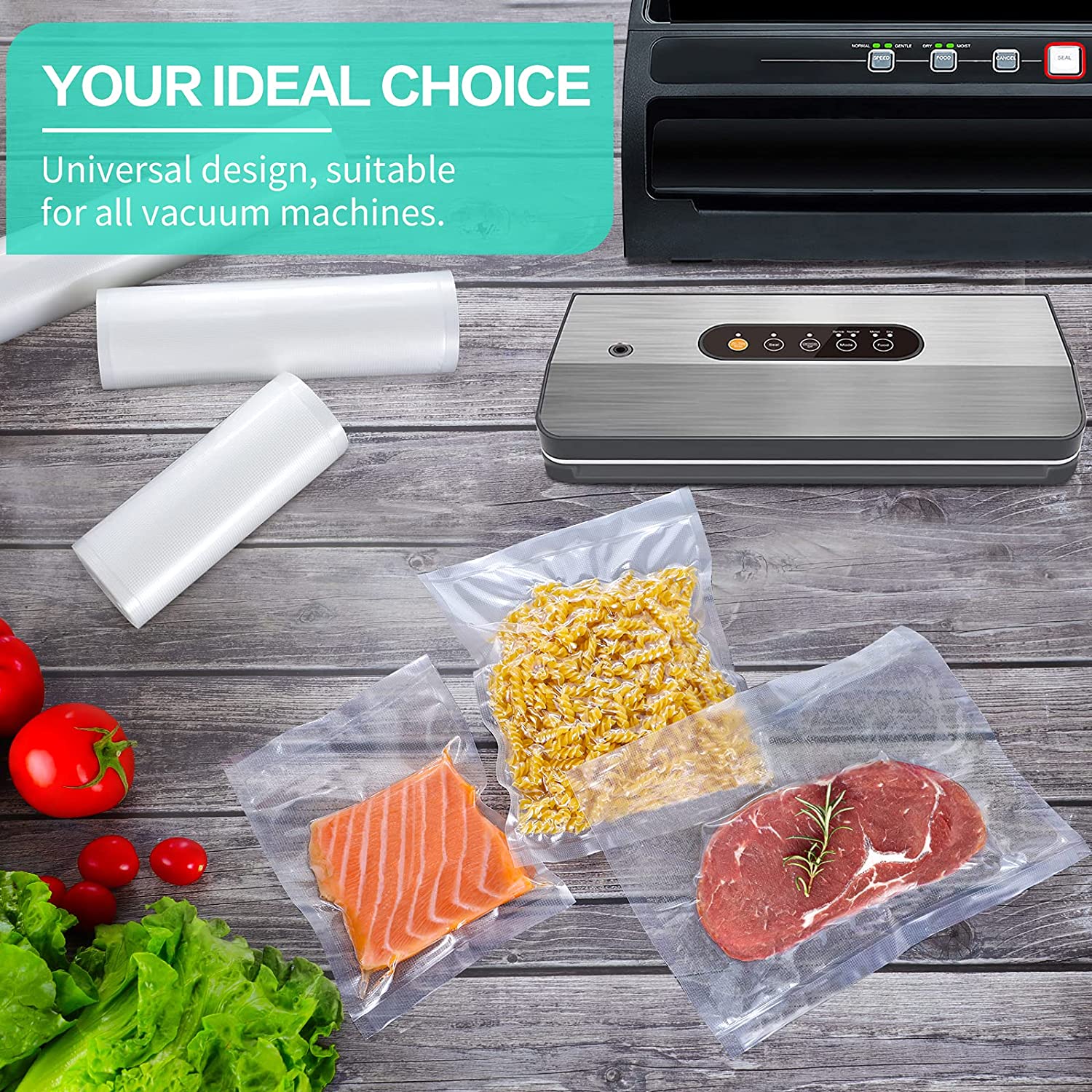Kitchen Bags For Vacuum Food V - Meal Prep Vacuum Seal Containers review and price