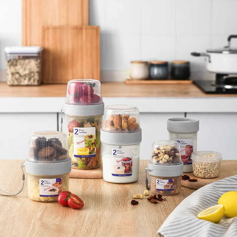Breakfast Oatmeal Cereal Nut Y - Salad Container Jar review and price