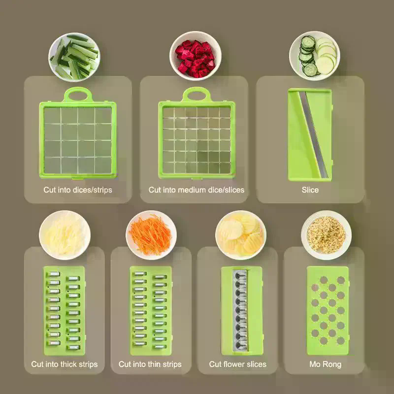 16 in 1 Vegetable Chopper Kitc - Meal Prep Manual review and price