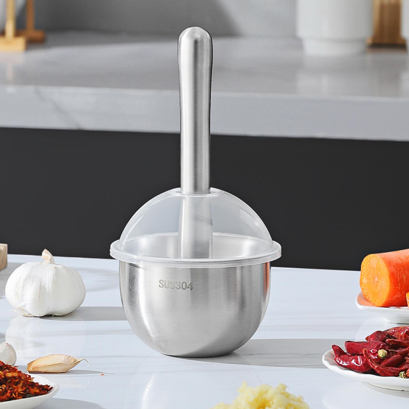 Garlic Crusher Stainless Steel - Meal Prep Manual review and price