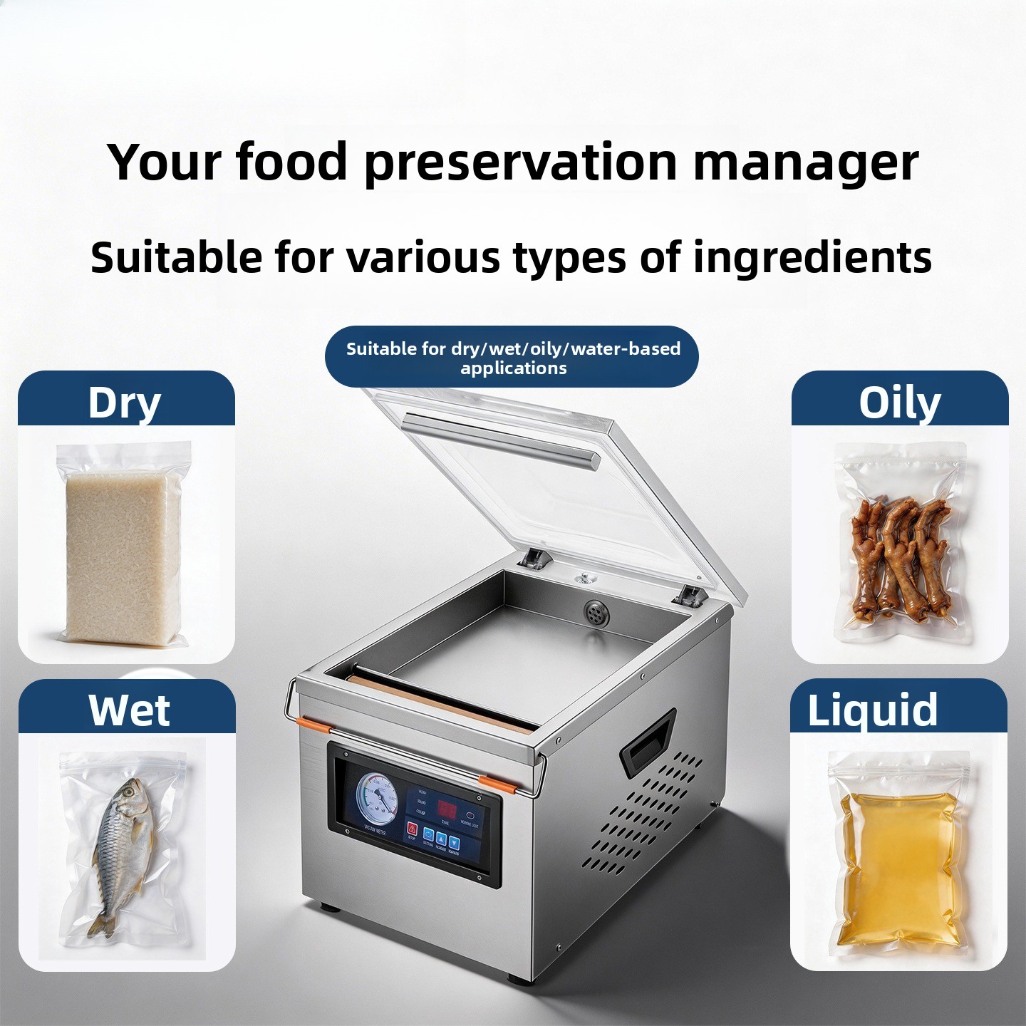Stainless Steel Food Vacuum Se - Meal Prep Seafood review and price