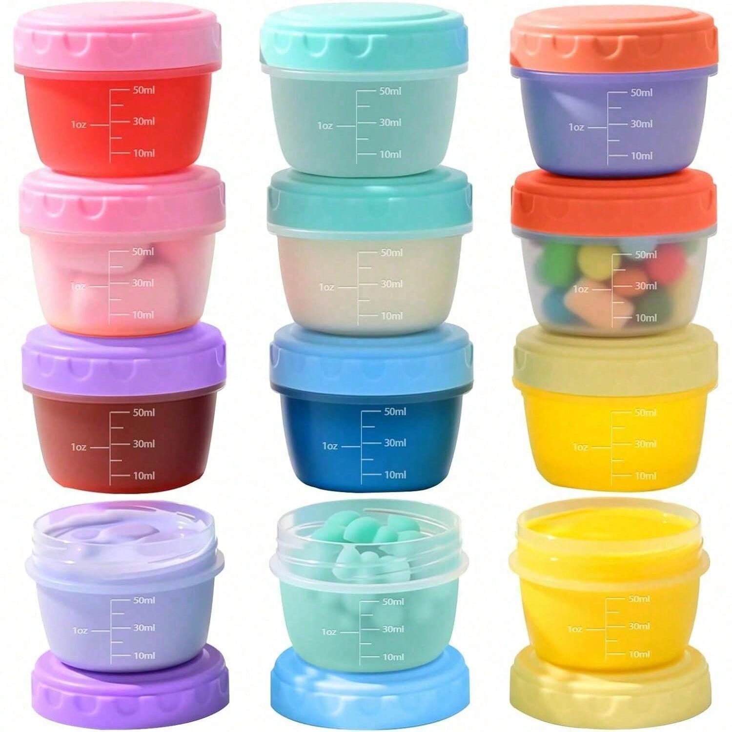 1-6 Pack 2.7 OZ Salad Dressing - Salad Container Jar review and price